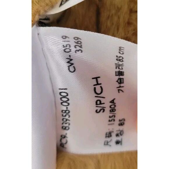 Levis Womans Sz. S Faux Fur Lined Denim Trucker Jacket Reversible EU - Picture 16 of 16